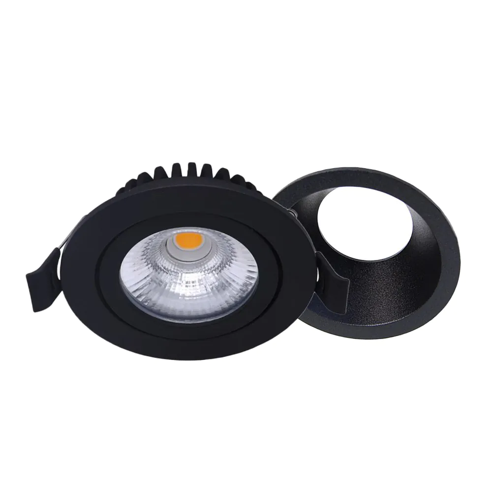 Black spotlights