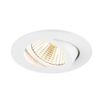 SLV New Tria 68 Spot Aluminium White 8.3W 750lm 38D - 930 Warm White | Cutout 68mm -  Best Colour Rendering - Dimmable 