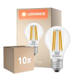 Multipack 10x Ledvance Classic LED E27 Pear Filament Clear 11W 1521lm - 827 Extra Warm White | Replaces 100W