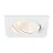 SLV New Tria 68 Spot Aluminium White Square 8.3W 705lm 60D - 927 Extra Warm White | Cutout 68mm - Best Colour Rendering - Dimmable 