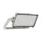 Ledvance LED Floodlight Max Radial 25 Aluminium Grey 600W 85300lm 25D - 730 Warm White | IP66 - Symmetrical