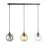 Emibig Pendant Cosmo Steel Black | Suitable for 3x E14 - Max 10W