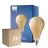 Multipack 2x Philips Classic LED Bulb E27 Pear Gold 7W 470lm - 818 Extra Warm White | Dimmable - Replaces 40W