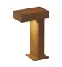 SLV Pathlight Floor Lamp Steel Rusty | Outdoor - IP44 - Suitable for 1x GX53 