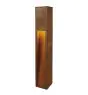 SLV Slot 80 Floor Lamp Steel Rusty 9W 30lm - 830 Warm White | Outdoor - IP55