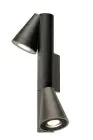 SLV T-Tube Aluminium Black | Suitable for 2x GU10