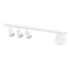 Emibig Ceiling Light Baster Steel White | Suitable for 3x GU10 - Max 8W, 1x E14 - Max 10W