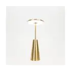 Eglo Table Lamp Piccola Steel Gold 2W 270lm - 824-830-840 CCT | IP54 - Touch Dimmable - USB-C